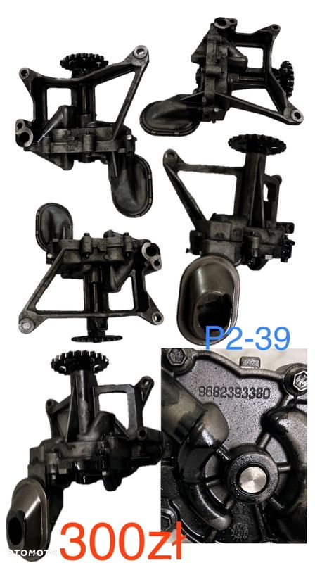 Pompa wtryskowa oleju olejowa kolektor obudowa filtra oleju paliwa rozrusznik alternator Ford Opel Citroen Peugeot 1.6 2.0 TDCi HDi 2007r-> - 3