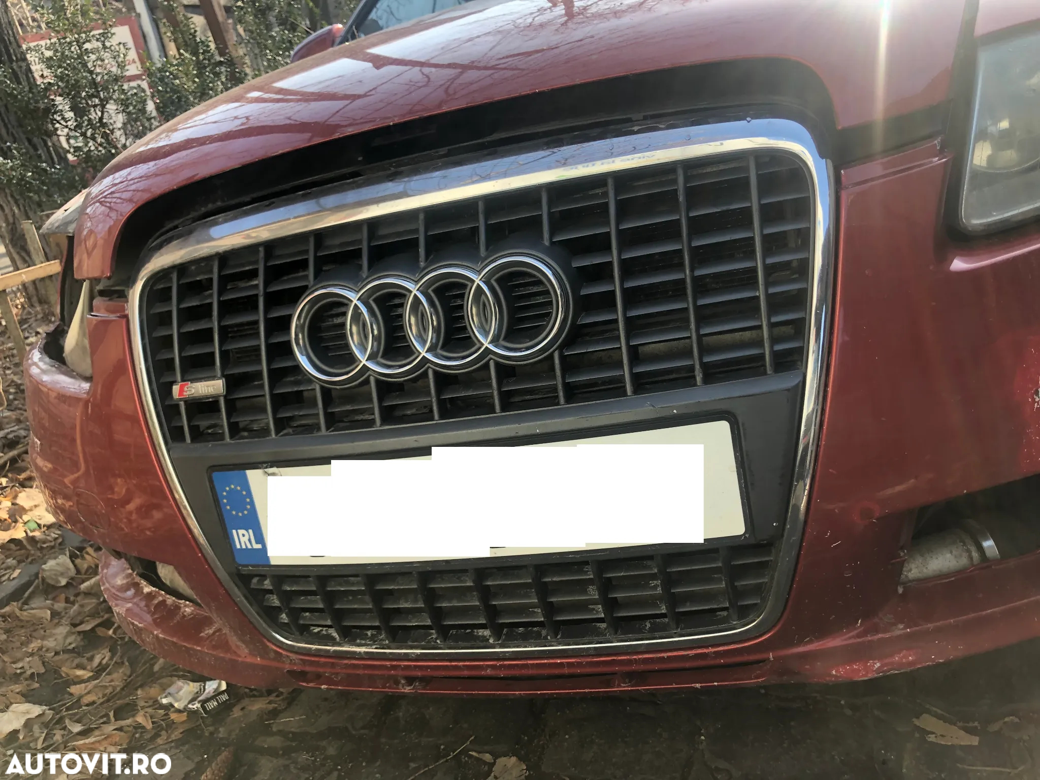 Grila centrala S line Audi A6 C6 4F 2008 - 6