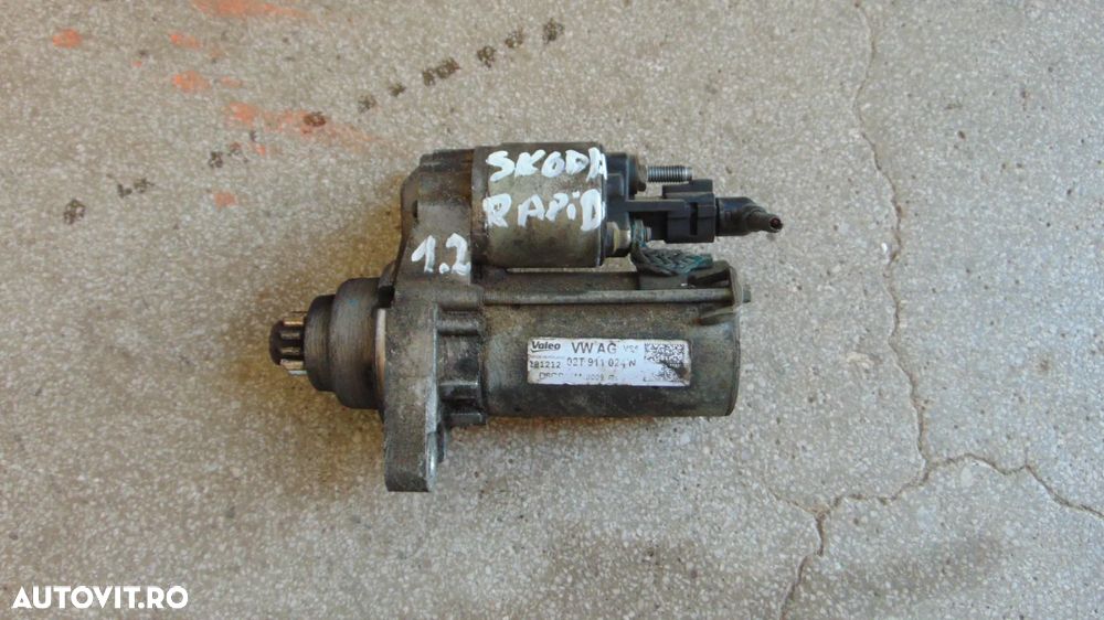 Electromotor Skoda Rapid,Skoda Fabia,Audi A1,Seat Ibiza,VW Polo,1.2 benzina an 2009-2014 - 1