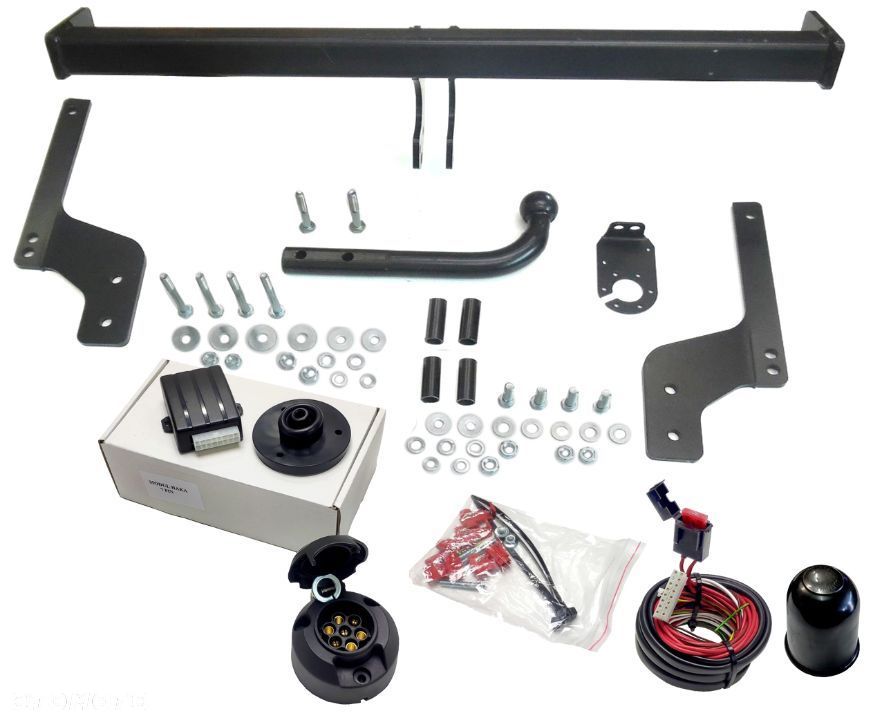 KOMPLETNY NOWY HAK HOLOWNICZY + MODUŁ 7PIN DACIA DUSTER 2010 - 2017 + FACELIFT FL - 3