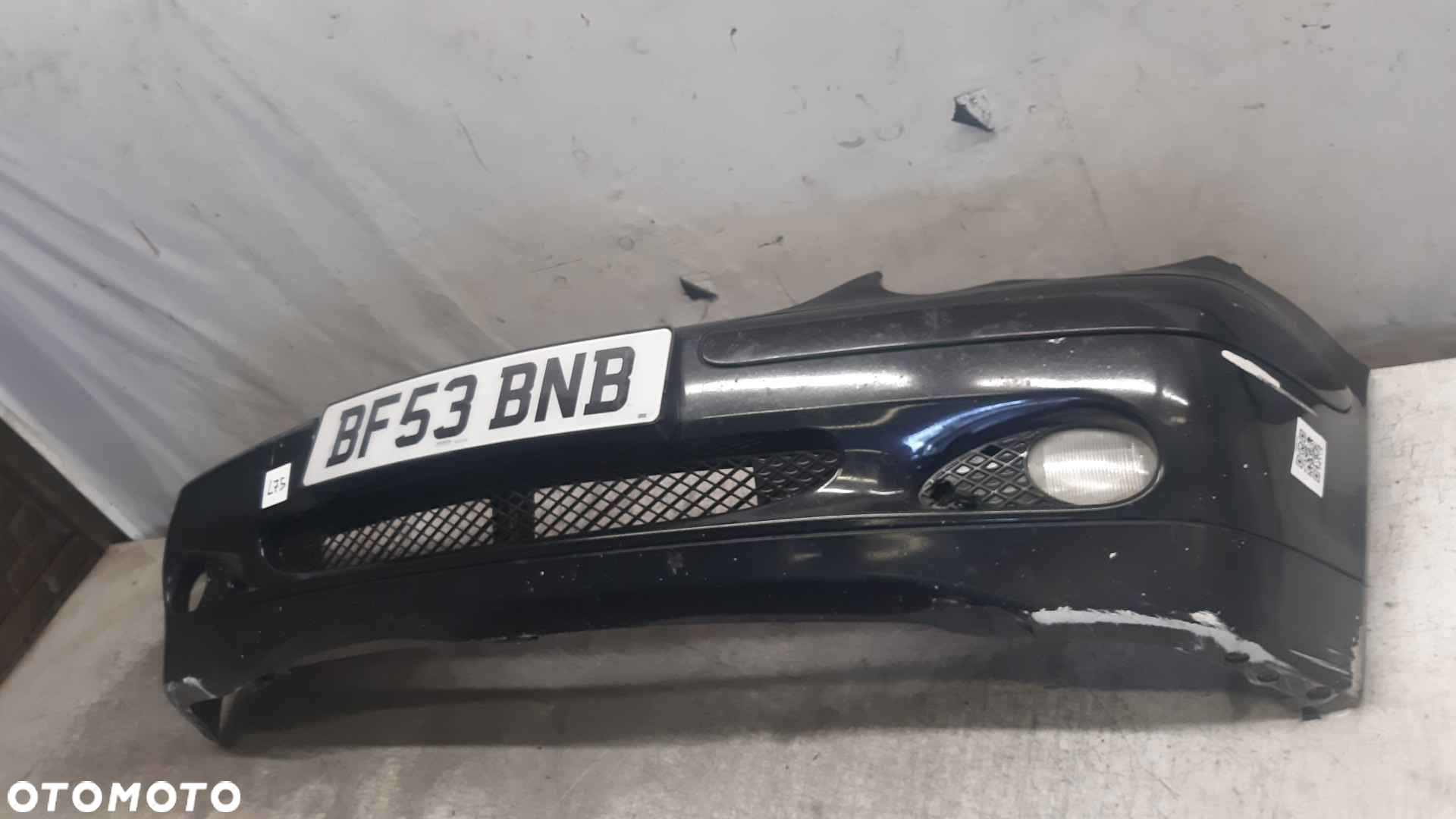 } ZDERZAK PRZÓD PRZEDNI MERCEDES BENZ C KLASA W203 197 CZARNY HALOGENY - 3