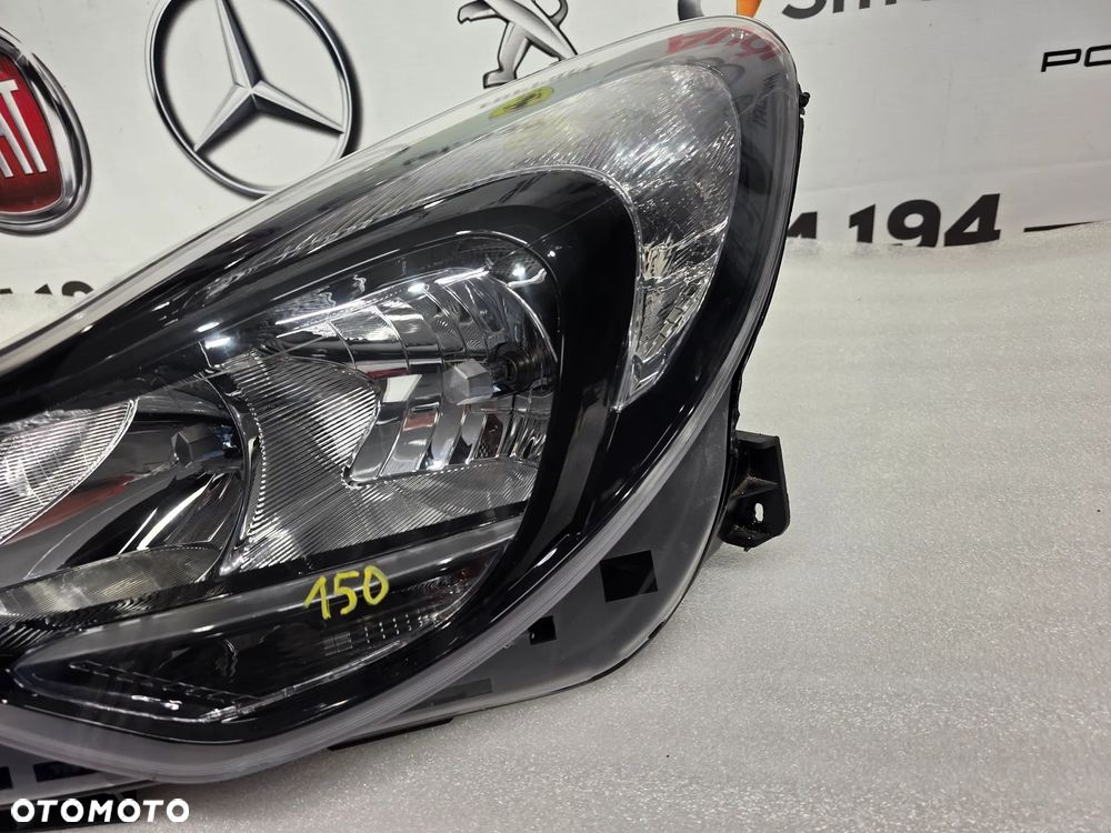 OPEL CORSA D LIFT 11-14 LEWA LAMPA PRZEDNIA PRZÓD , ŁADNA , CIEMNA , BARDZO ŁADNA , NR AUKCJI LPP150 - 4