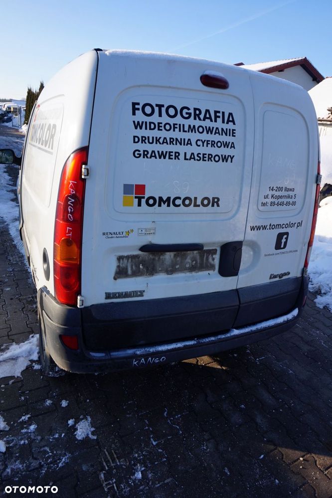 DRZWI TYLNE SKRZYDŁOWE LEWE KANGOO I PH2 LIFT O389  RENAULT 2003-2008 - 2