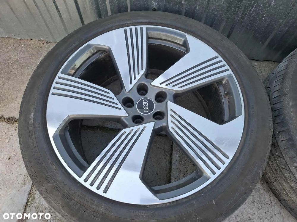 KOŁA ALUFELGI FELGI ALUMINIOWE AUDI R21 E-TRON ETRON 4KE 4KE601025F 9,5J x 21H2 ET36 Q7 Q8 SQ7 SQ8 IDEALNE - 7