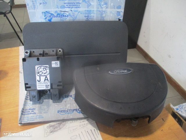 Kit Airbags 5S6AA044H31AA  5S6A042B85AB   5S6T14B056JA  5WK43578 FORD FIESTA 5 FASE 1 2005 1.3I 70CV 5P CINZA AZULADO SEM TABLIER - 1