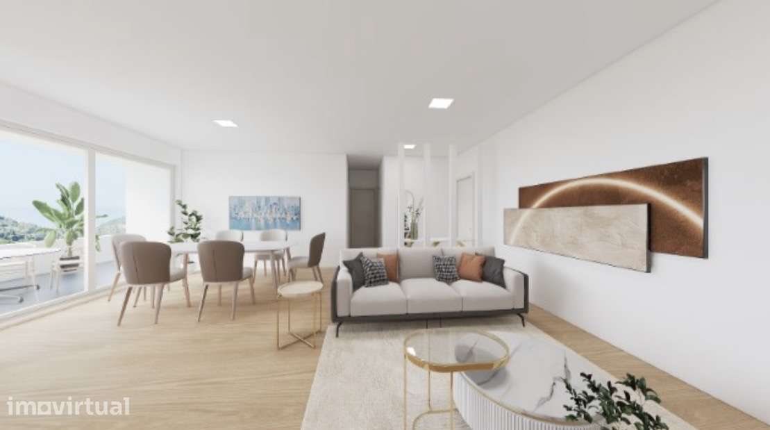 Apartamento T2 novo terraço vista mar e serra Sesimbra - Grande imagem: 3/21