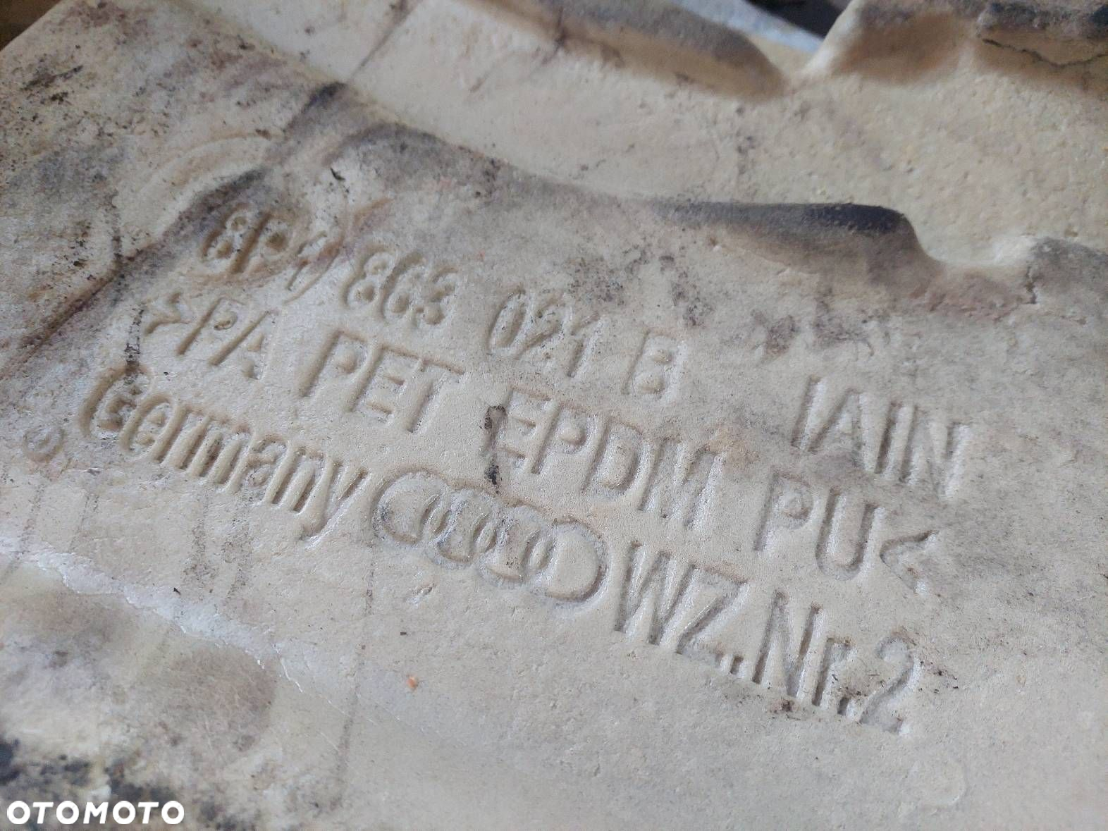 WYKŁADZINA PODŁOGA AUDI A3 8P 3D 8P1863021B - 4