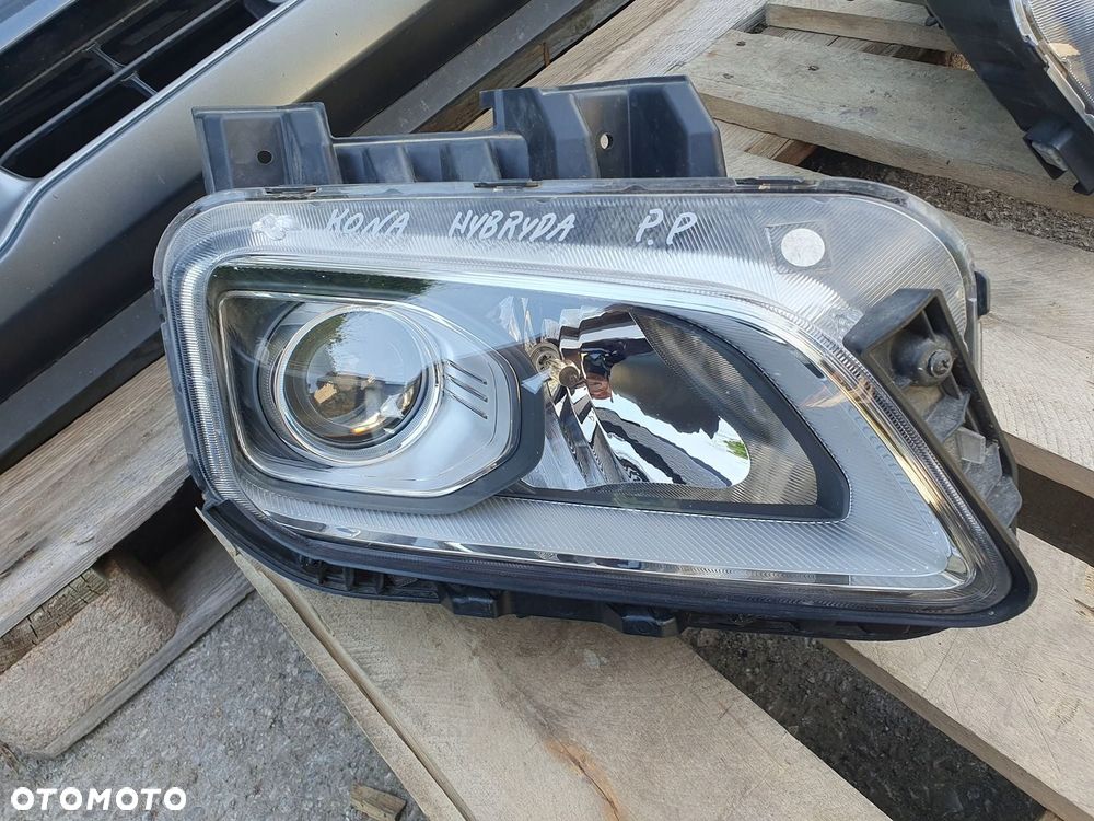 HYUNDAI KONA ZDERZAK MASKA BŁOTNIK 2X LAMPY KPL - 7