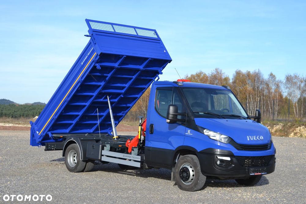 Iveco Daily 72C18 70C18 Nowy 3-stronny WYWROT Kiper Wywrotka Nowy HDS Żuraw HC 45A3 Dźwig Fassi F40 - 5