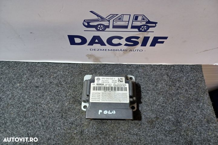 Calculator airbag 6R0959655K Volkswagen VW Polo 5 6R [2009 - 2015] Cr - 1