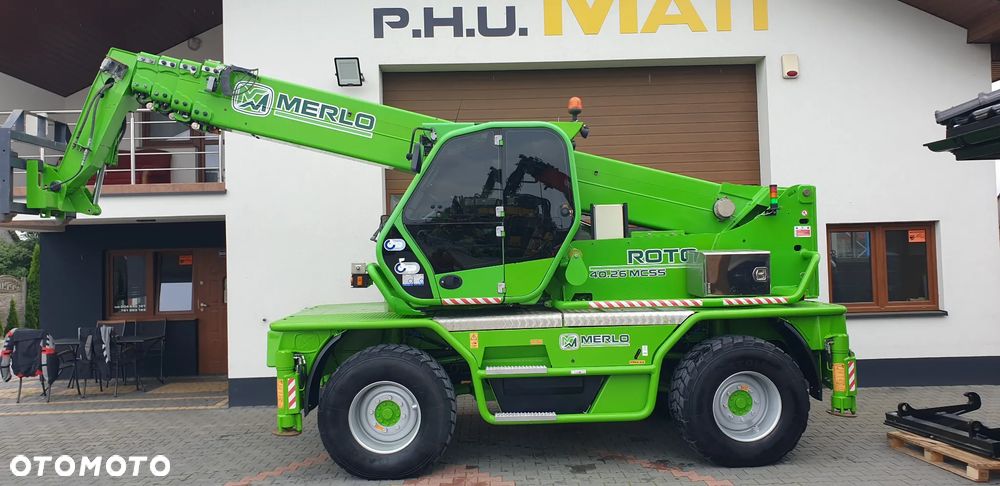 Merlo 40.26MCSS kosz hydr. rozkładany/wciągarka 4T./widły/pilot radiowy - 1