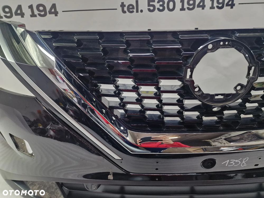NISSAN QASHQAI 3 III 21- ZDERZAK PRZEDNI PRZÓD + GRILL / ATRAPA POD KAMERĘ , NR 620226UA0H , NR AUKCJI NZ1358 - 19