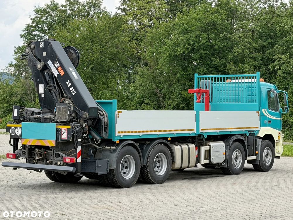 Volvo FMX 410 * SKRZYNIA 7,10 m * HIAB 322 EP - 5 HIPRO + PILOT * 8x4 - 7