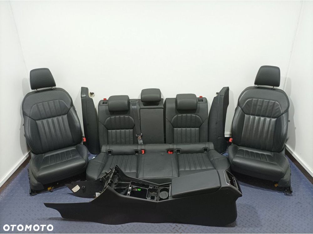 SKODA SUPERB III KOMBI FOTELE KANAPA KOMPLET SKÓRA EU - 2