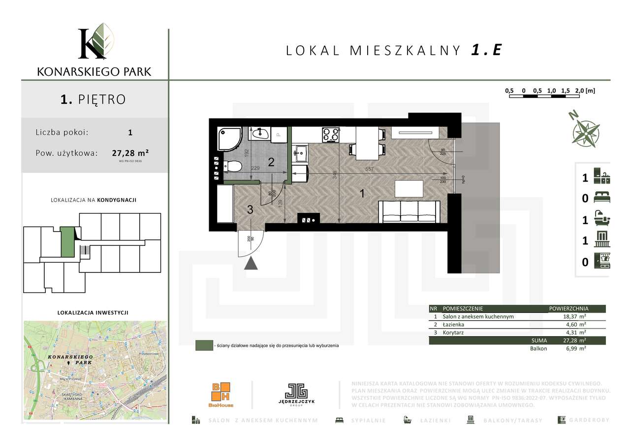 MIESZKANIE 1.E | KONARSKIEGO PARK