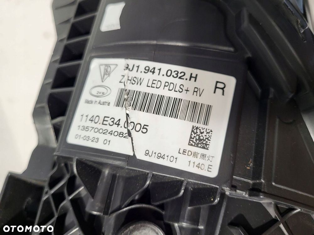 porsche taycan full led pdls+ przód strona prawa 9j1 9j1941032h - 4