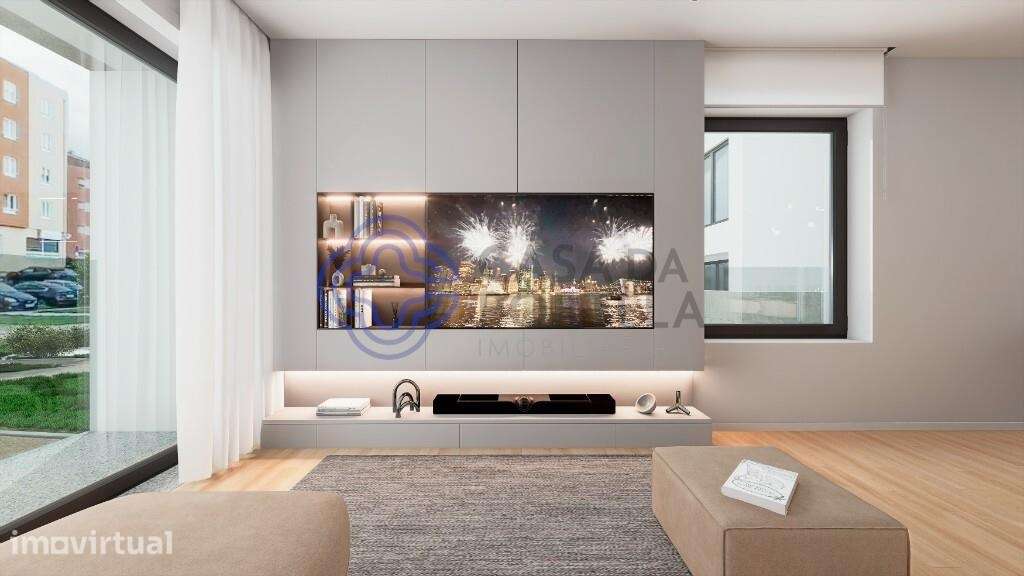 Apartamento T3 novo com varanda e garagem na Póvoa de Varzim. - Grande imagem: 2/16