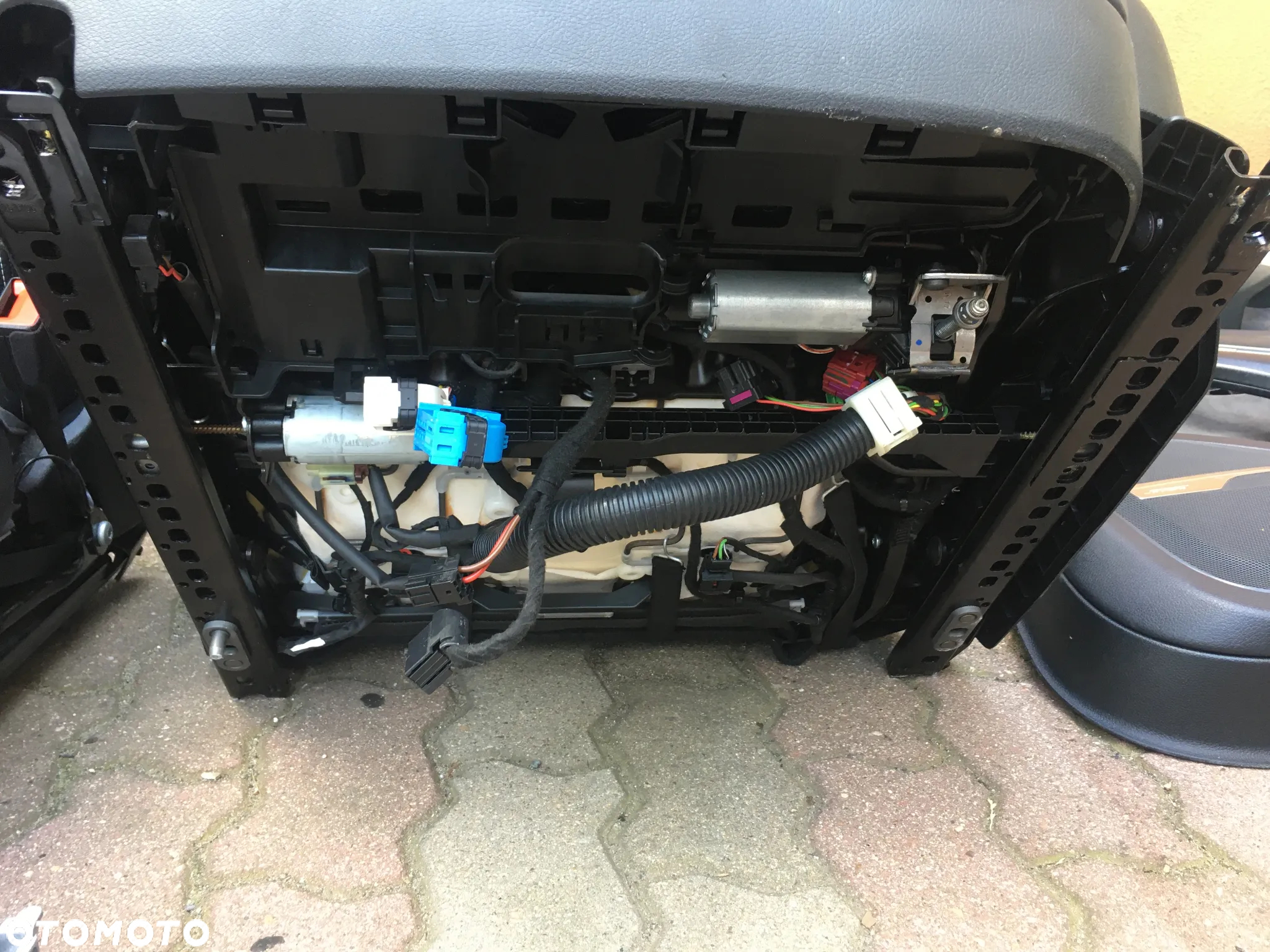 AUDI Q7 4M / S-Line / FOTEL FOTELE KANAPA BOCZKI TAPICERKA / SKÓRA CZARNA / 7 OSOBOWA / ISOFIX / ORYGINAŁ - 29
