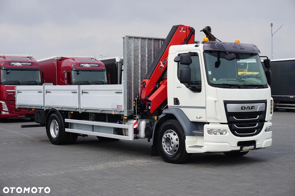 DAF LF / 260 / ACC / SKRZYNIOWY + HDS / HYVA HC-183 / PILOT / ROTATOR / WIDŁY - 3