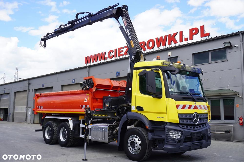 Mercedes-Benz Arocs 2640 6x4 / 100 tys. km! / HIAB X-Hiduo 158 / rotator / Wywrotka 2-stronna - 11