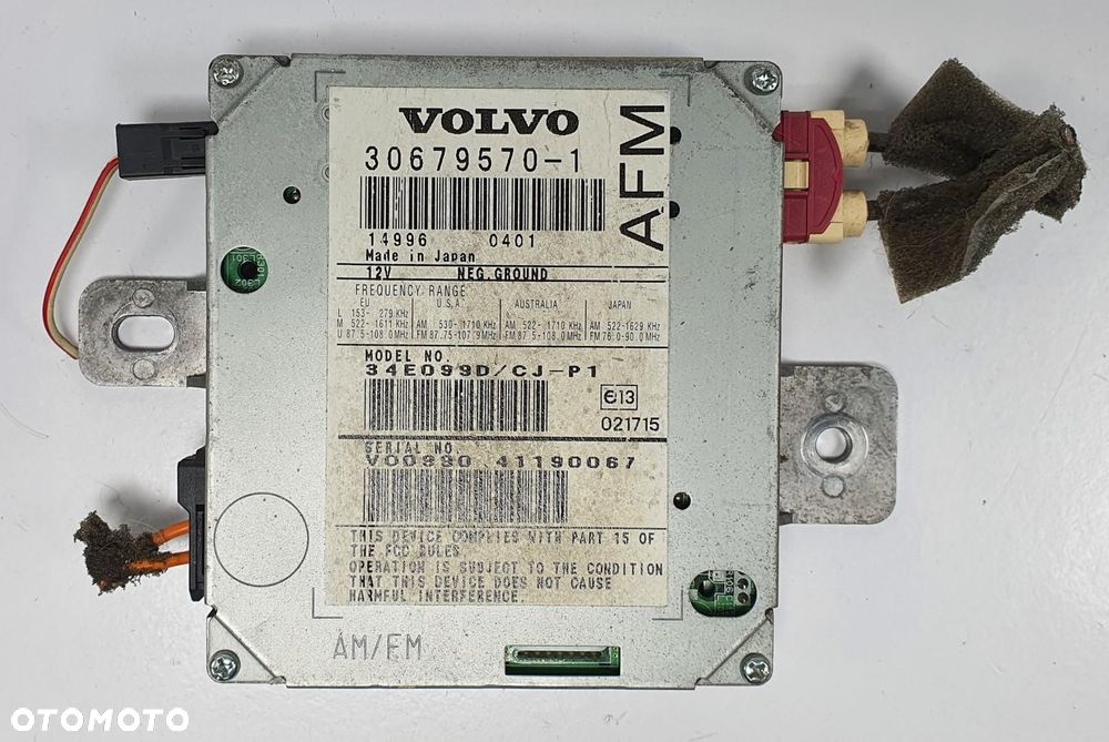 WZMACNIACZ ANTENY VOLVO V50 30679570 - 1