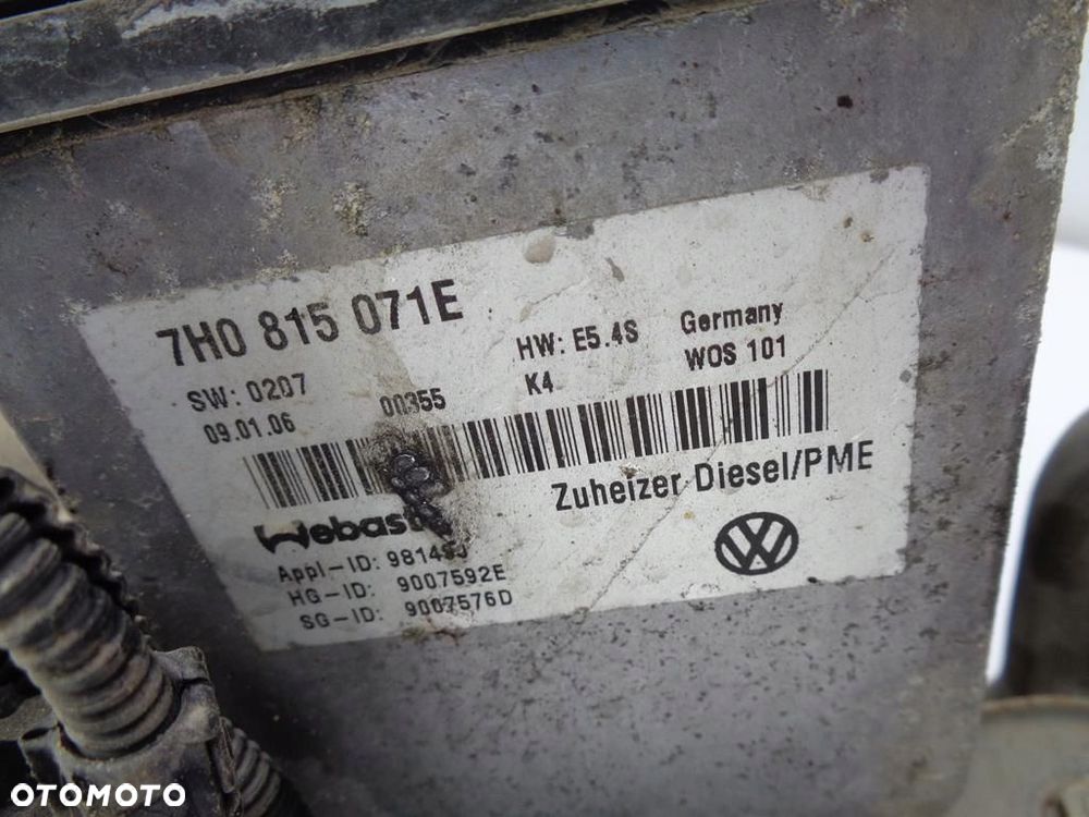 WEBASTO 7H0815071E VW TRANSPORTER T5 - 2