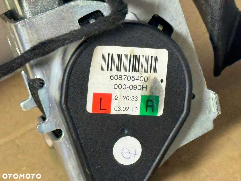 PAS BEZPIECZEŃSTWA + OSŁONA PRAWY LEWY TYŁ TYLNY 608705400 MERCEDES E W207 COUPE - 6