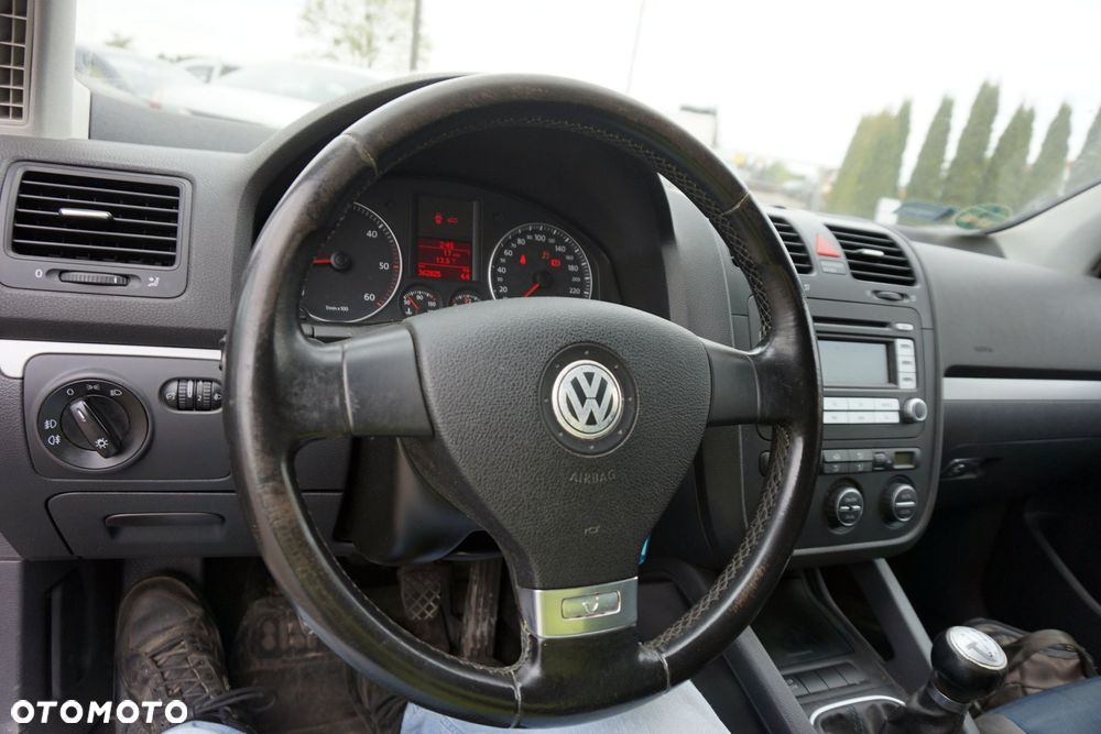 KIEROWNICA SKÓRZANA SKÓRA GOLF V  VOLKSWAGEN 2003-2009 - 3