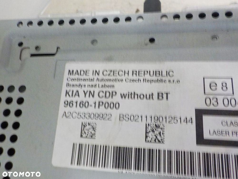 KIA VENGA RADIO FABRYCZNE MP3 96160-1P000 - 2