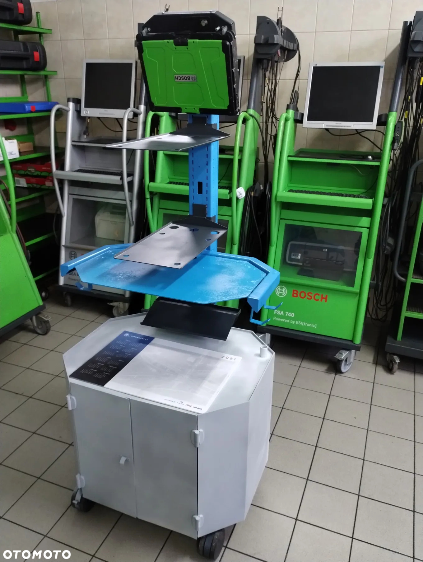Wózek - Regał - Szafka pod tester usterek Kts i FSA Bosch - 15
