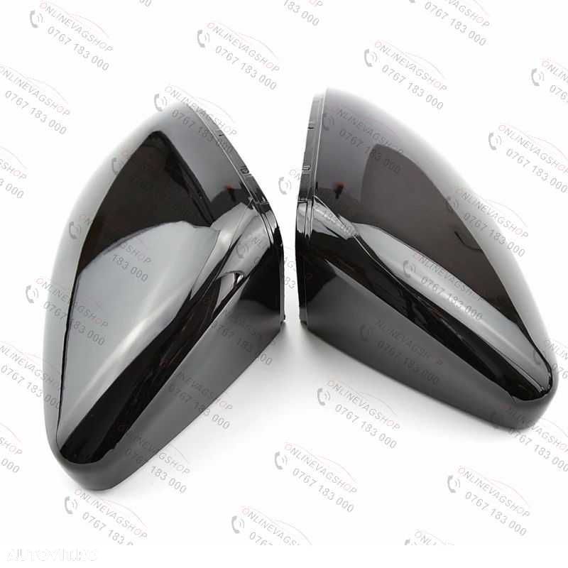 Capace oglinda negru lucios Volkswagen Passat B7, CC, Jetta, Scirocco - 5