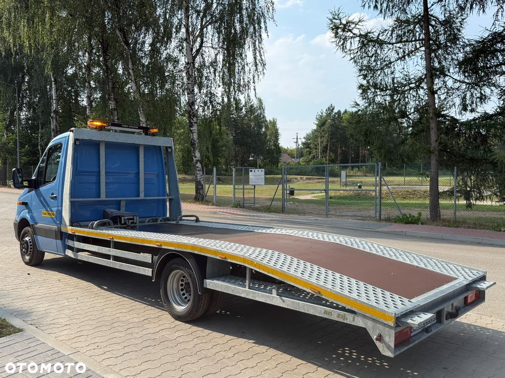 Mercedes-Benz SPRINTER 316CDI POMOC DROGOWA AUTOLAWETA AUTOMAT WCIĄGARKA BELKA OSWIETLENIOWA FULLLEDY NA PODUSZKACH KLIMA 2015r NA BLIŻNIAKACH NAJAZD DŁ:4.5m ŁADOWNOSĆ:1650kg DMC:3500kg - 12