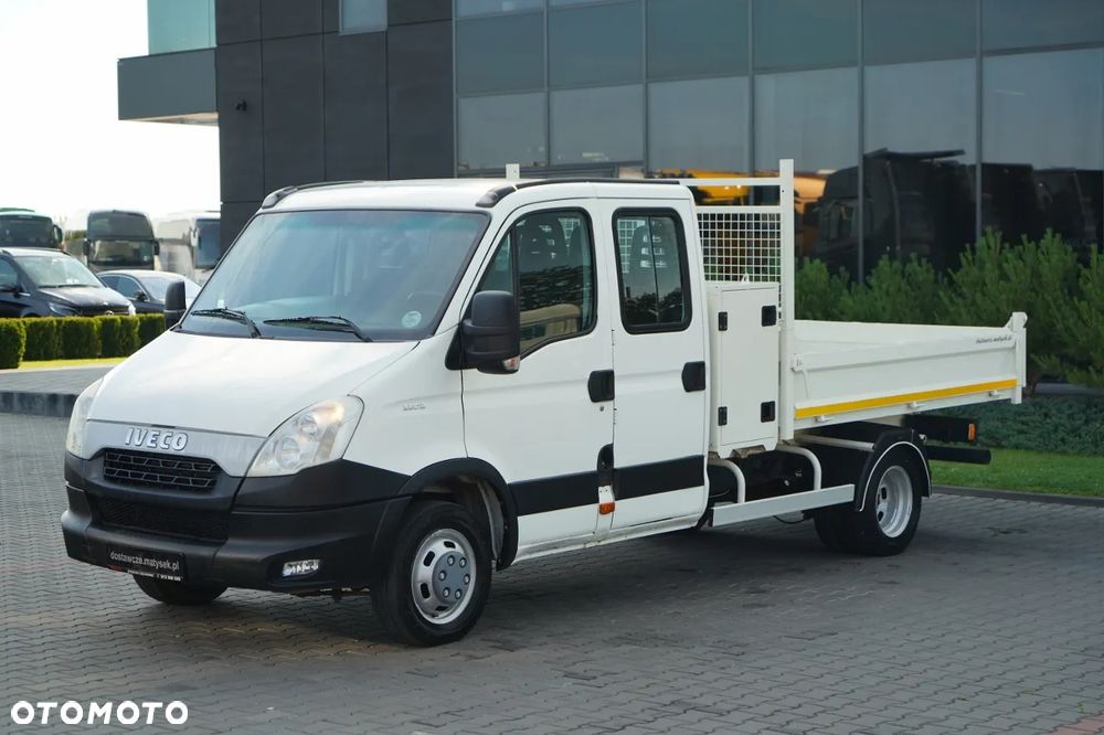 Iveco DAILY 35-130 / WYWROTKA TYLNOZSYPOWA STALOWA / BRYGADÓWKA - 7 OSÓB / BLIŹNIAK / MANUAL / SPROWADZONY / - 14