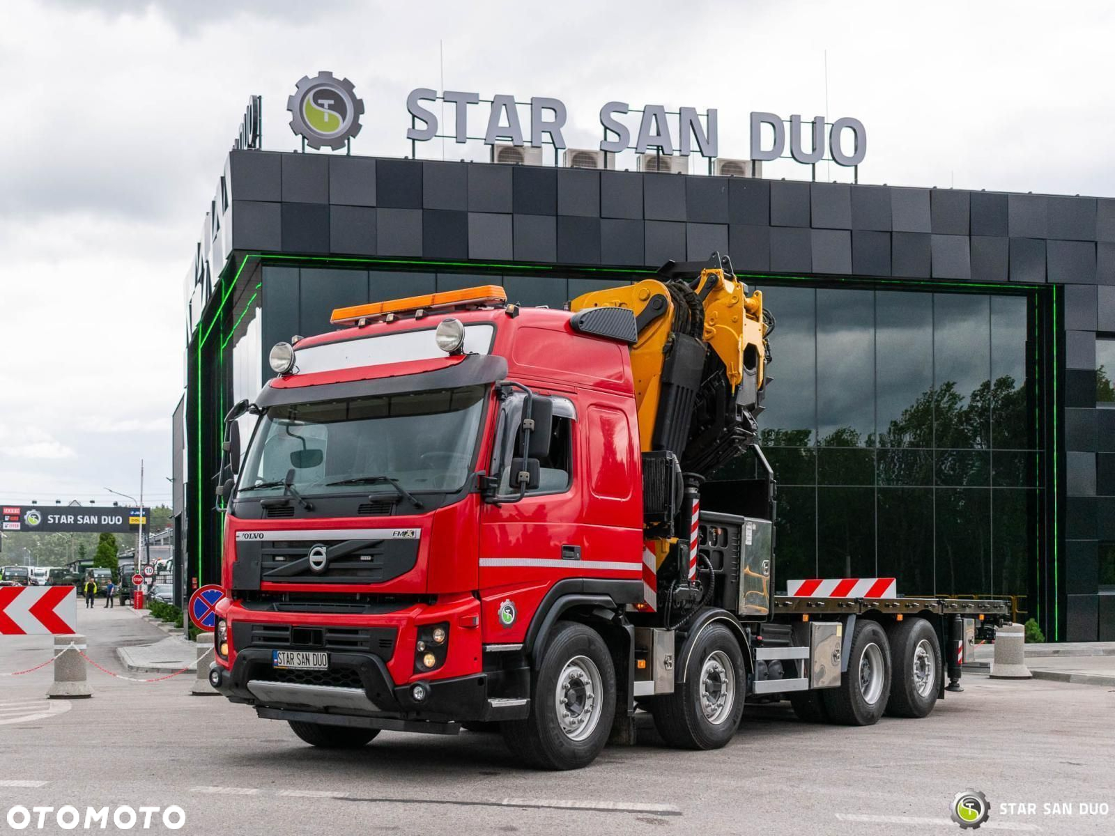 Volvo FMX 500 8x2 Effer 585 Fly Jib Wciągarka HDS Żuraw Crane - 5