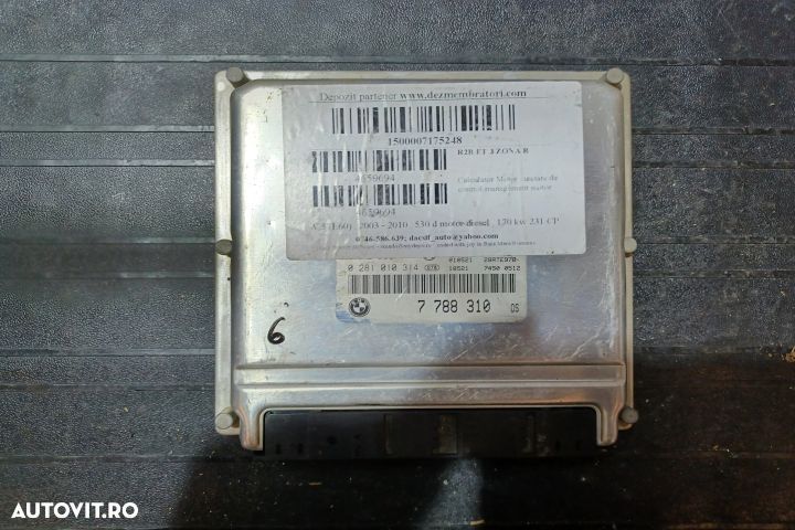 Calculator motor ECU 0281010314 0281010314 BMW X5 E53 [1999 - 2003] C - 1