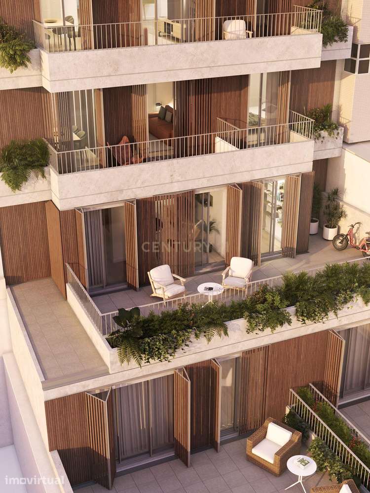 Apartamento T2 Novo com varanda e garagem na rua de Aires Ornelas - Grande imagem: 2/25