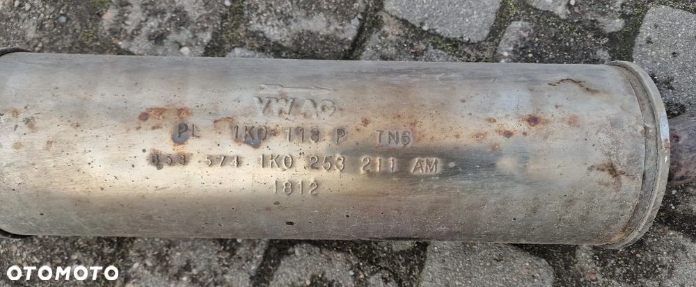 TŁUMIK UKŁAD WYDECHOWY 1K0253211AM 1K6253611AH VW GOLF VI HB 5D 1.2 TSI - 6