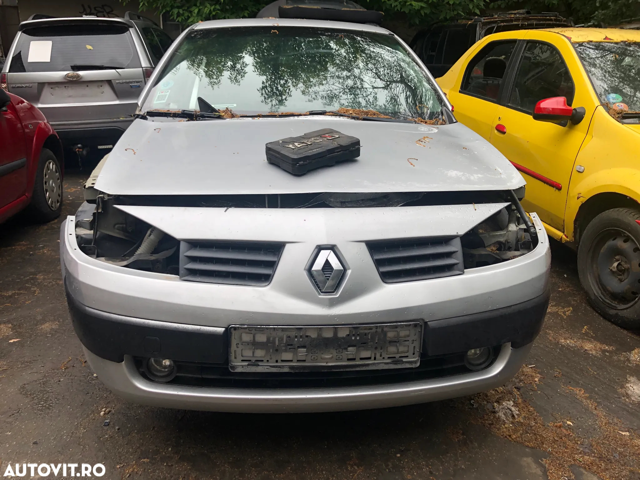 Bara fata completa Renault Megane 2 2005 gri argintiu non facelift - 4