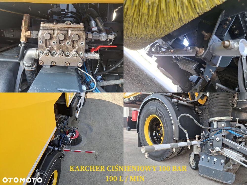 Volvo FMX 420 Zamiatarka BROCK VS 7 TECH Euro 6 PM2.5/10 Karcher 100 BAR Listwy Ciśnieniowe Mycie Asfaltu W Szerokim Zakresie Szczotki L/R 2145 MTH Kamery 360 2021R Dodatkowy Zbiornik Wody Webasto - 5