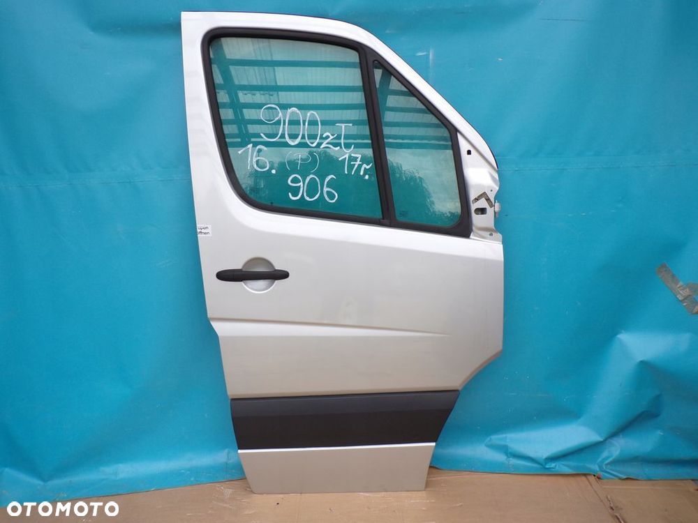SPRINTER 906 CRAFTER drzwi przednie przód PRAWE SREBRNY metalik NOWE 2017r - 1