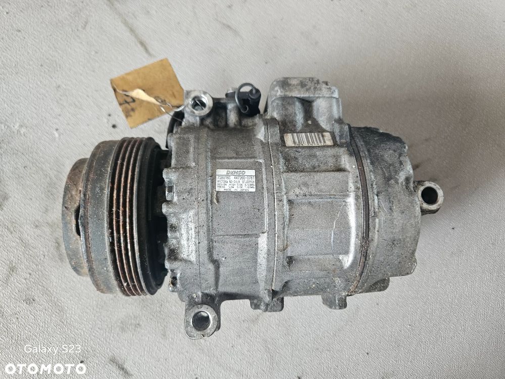 Sprężarka kompresor klimatyzacji BMW X3 E83 2,0 3,0 D 447260-0781 - 3
