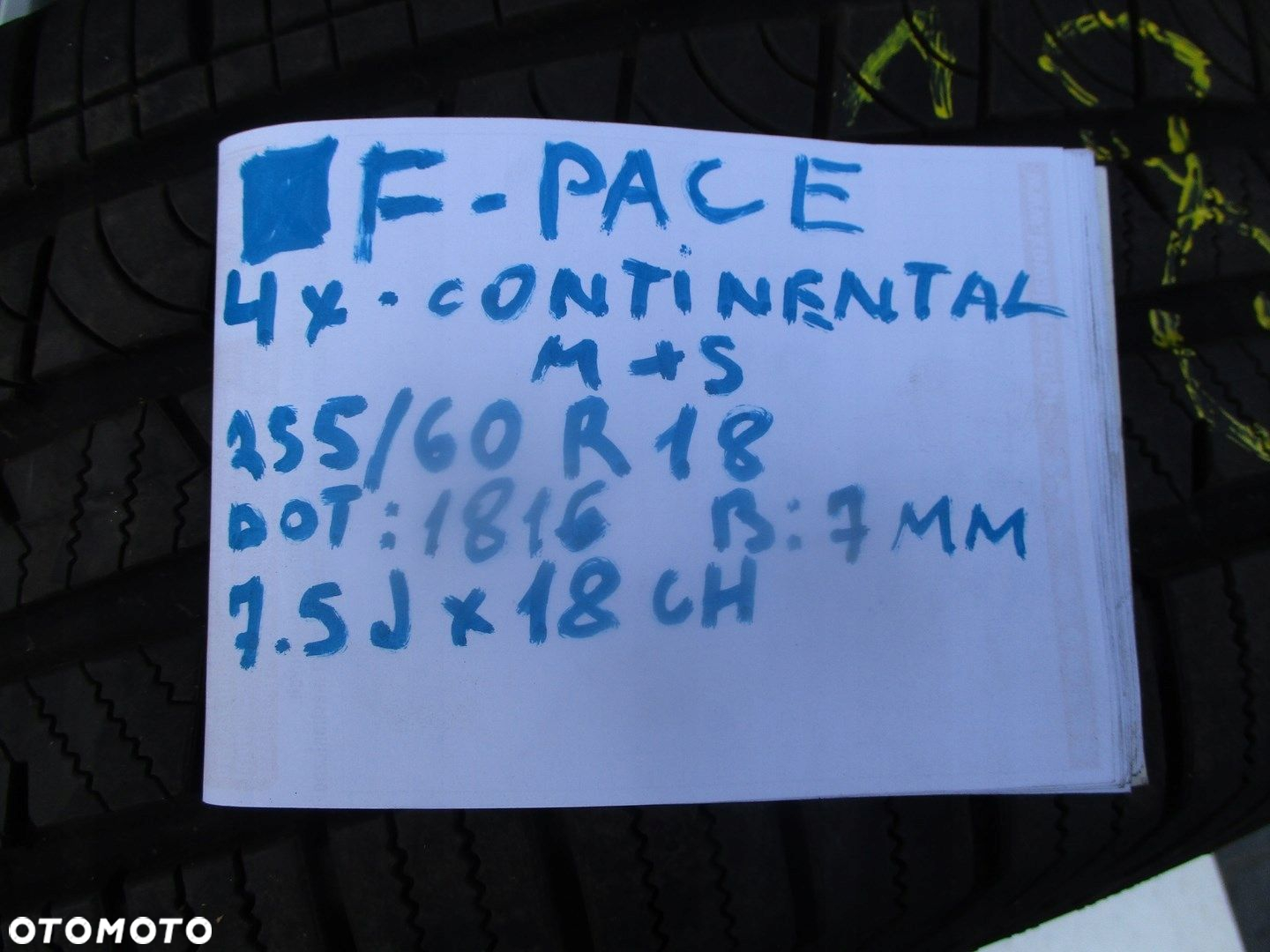 Koła felgi opony JAGUAR F PACE R18 MS 7MM - 7