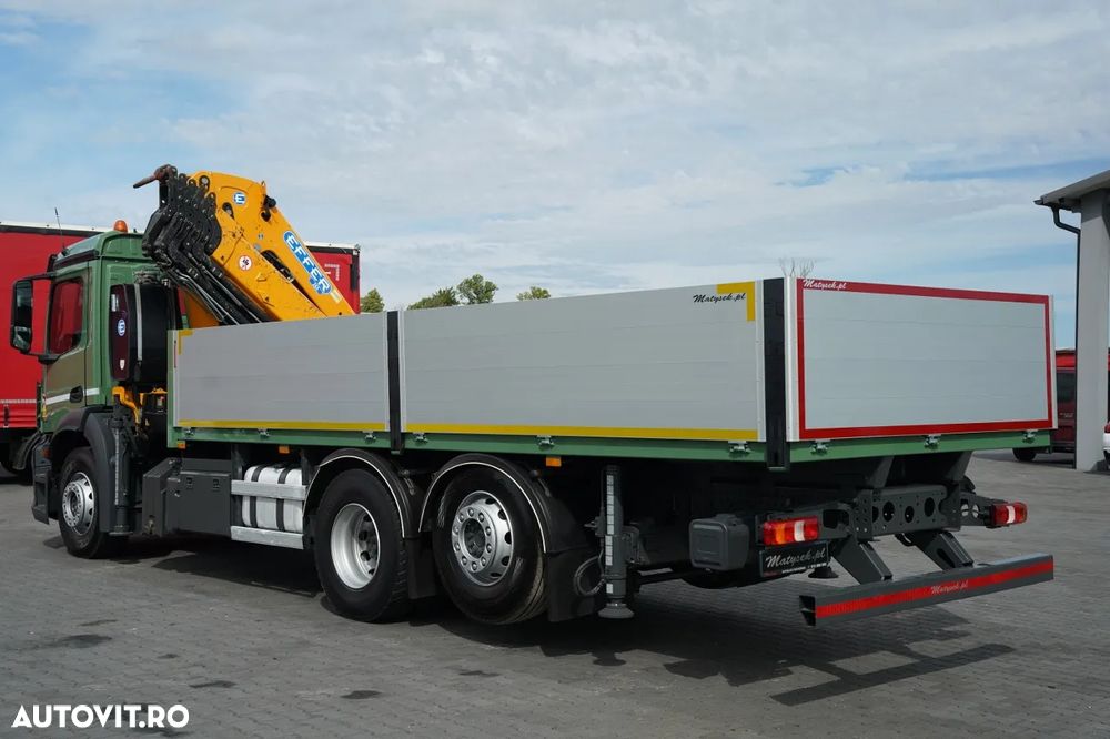 Mercedes-Benz ANTOS 2540 / 6x2 / 6.4 M LIVRARE / MACARA EFFER 265 / MAX. CAPACITATE DE RIDICARE 7.475 KG / TELECOMANDĂ / PUNȚ DE DIRECȚIE - RIDICARE / EURO 6 - 12