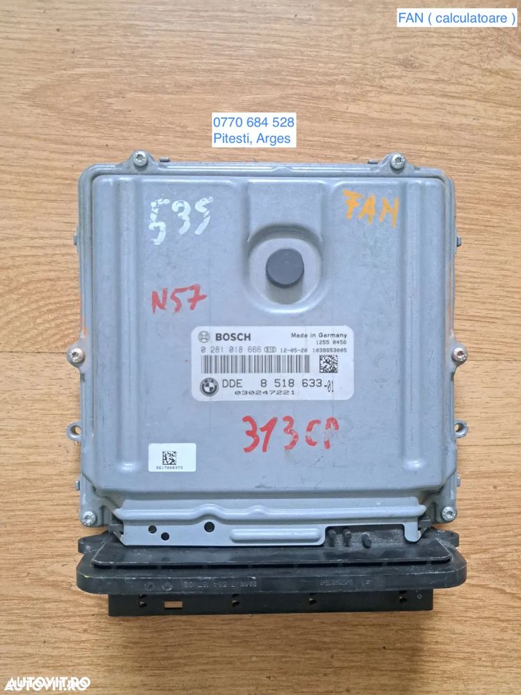 Unitate control DDE ECU Calculator motor Original BMW F07+LCI F10+LCI F11+LCI F06+LCI F12+LCI F13+LCI F01 LCI F25 F26 - 1