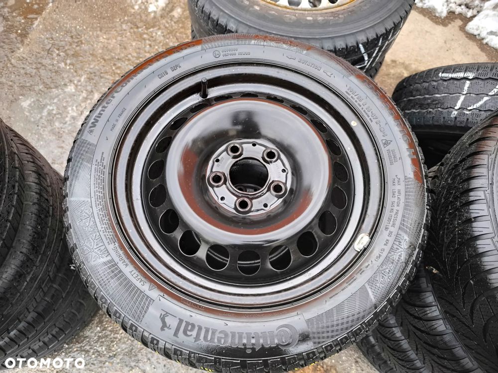 5x112 Felgi Stalowe Stal 16 Koła Zimowe Zima MERCEDES A KLASA W169 B W245 W201 190 W124 Legnica ALU-RAD 195/55 6,5mm - 3
