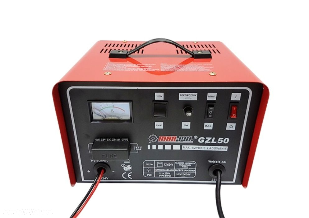 Prostownik samochodowy Szybkie ładowanie GZL50 12/24V 50A MarPol - 7