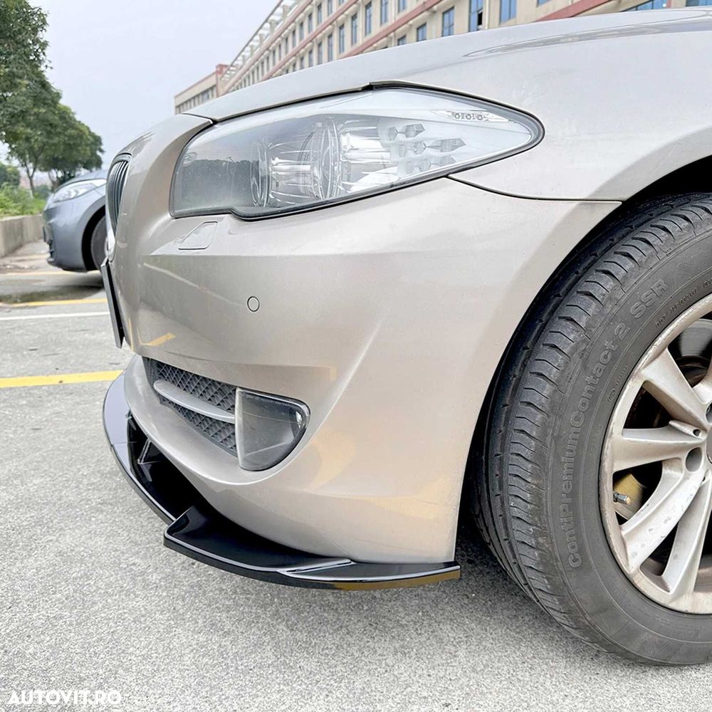 Prelungire Lip Bara Fata Normala BMW Seria 5 F10 F11 2010-2013, Lucios - 6