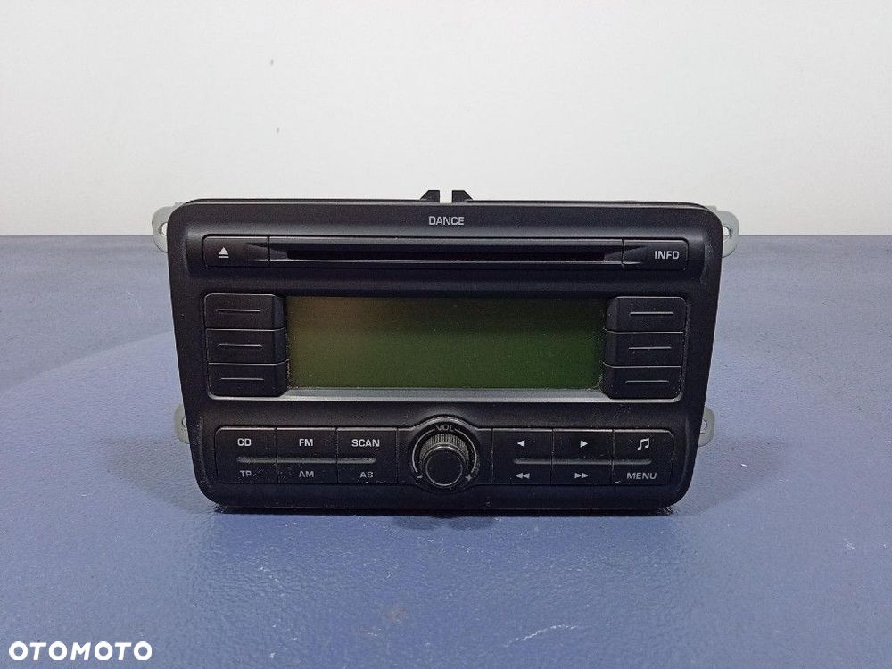 SKODA ROOMSTER FABIA II 5J RADIO CD FABRYCZNE OEM DANCE 5J0035161 - 1