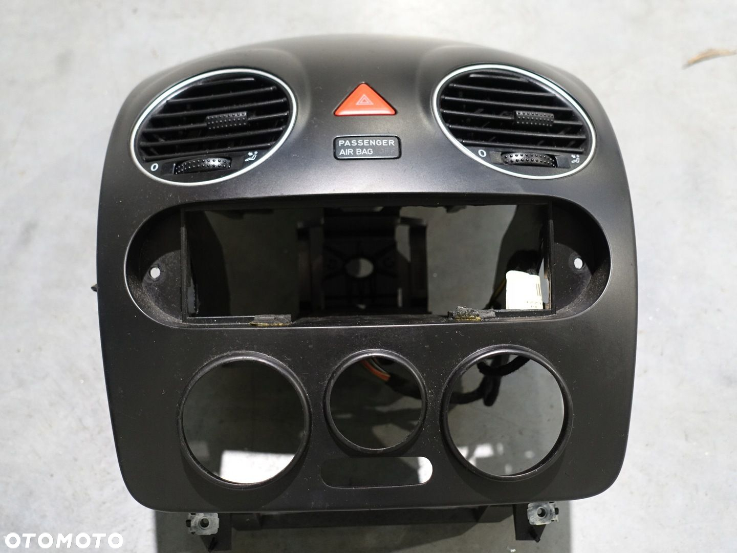 VW NEW BEETLE 1C0 2005-10 LIFT KONSOLA ŚRODKOWA PANEL RADIA KRATKA NAWIEWU - 2