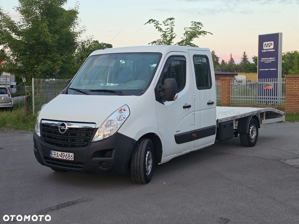 Opel Movano Master 7 osobowy doka /aluminiowa zabudowa / tyl naped 3 tony hak - 2